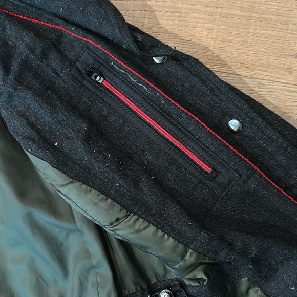 Victorinox vintage military style black wool jacket. - Picture 13 of 16